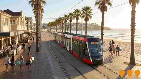 AI impression: Sydney Light Rail Bondi Junction to Bondi Beach Extension, Transport & Logistics