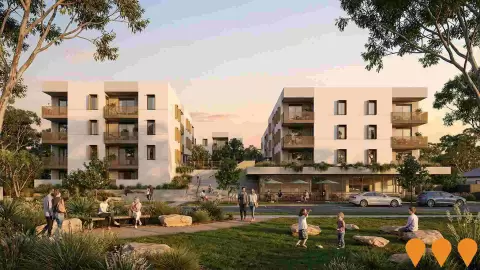 AI impression: Bluff Road, Hampton East, Residential Development