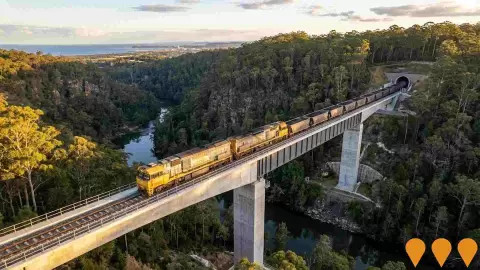 AI impression: Maldon to Dombarton Freight Rail Line, Transport & Logistics