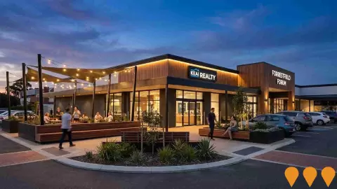 AI impression: Forrestfield Forum & Marketplace Upgrades, Retail