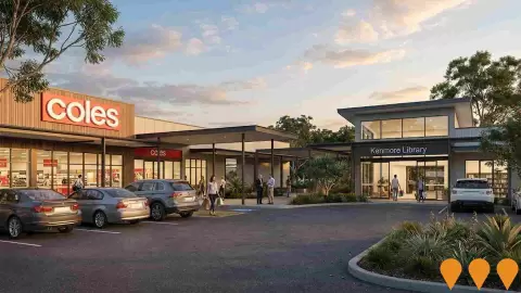 AI impression: Kenmore Village Shopping Centre Redevelopment, Retail