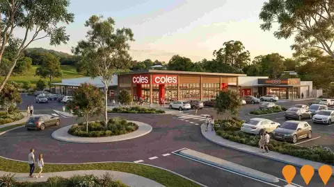 AI impression: Palmwoods Supermarket, Communities