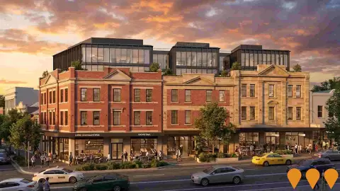 AI impression: Oxford & Foley, Communities, Precincts & Urban Renewal