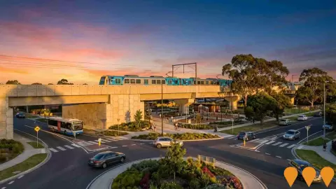 AI impression: Pakenham Level Crossing Removal Project (McGregor Rd, Main St & Racecourse Rd), Transport & Logistics