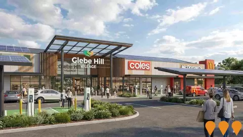 AI impression: Glebe Hill Village, Retail