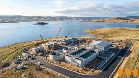AI impression: Jindabyne Water and Sewerage Upgrades, Environmental & Disaster Management