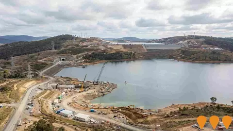 AI impression: Lake Lyell Pumped Hydro Energy Storage, Energy