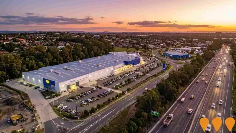 AI impression: Hinkler Drive Retail Showroom Complex, Retail