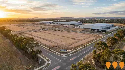 AI impression: Bendigo Regional Employment Precinct (BREP), Business Parks & Technology Hubs
