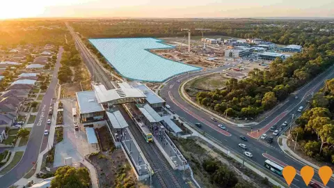 AI impression: Karnup Station Precinct, Communities, Precincts & Urban Renewal