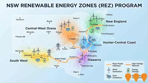 AI impression: NSW Renewable Energy Zones (REZ) Program, Energy