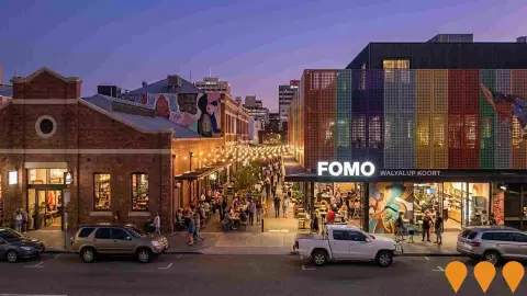 AI impression: FOMO - Walyalup Koort (Kings Square), Precincts & Urban Renewal