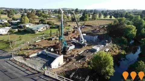 AI impression: Molesworth Street Bridge Replacement and Sewer Line Relocation, Environmental & Disaster Management