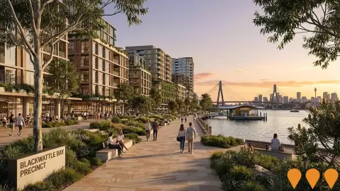AI impression: Blackwattle Bay Precinct Development, Communities, Precincts & Urban Renewal