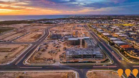 AI impression: Alkimos Central, Communities, Precincts & Urban Renewal