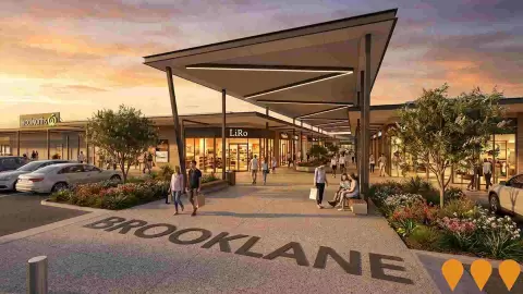 AI impression: Brooklane Shopping Centre, Retail