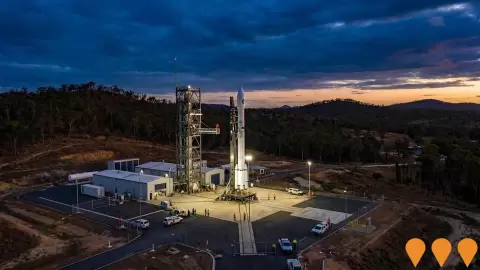 AI impression: Bowen Orbital Spaceport, Science & Research
