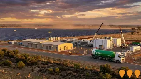 AI impression: Northam Hydrogen Plant - MEG HP1, Energy