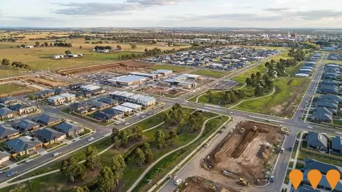AI impression: Ballarat West Growth Area, Communities, Precincts & Urban Renewal