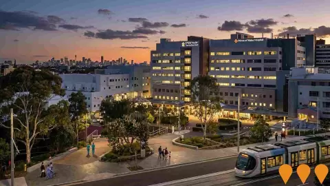 AI impression: Randwick Health & Innovation Precinct, Health & Medical