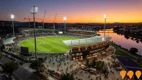 AI impression: UTAS Stadium Redevelopment, Sports & Recreation