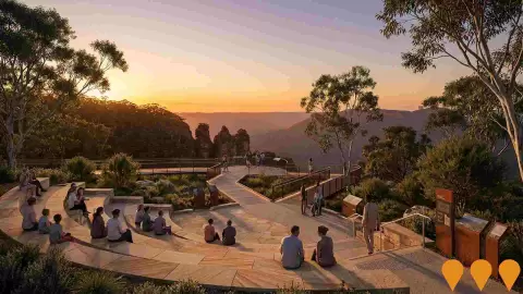 AI impression: Echo Point Precinct Upgrade, Tourism