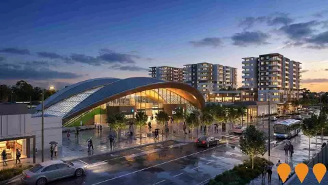 AI impression: Marsden Park Strategic Town Centre, Communities, Precincts & Urban Renewal