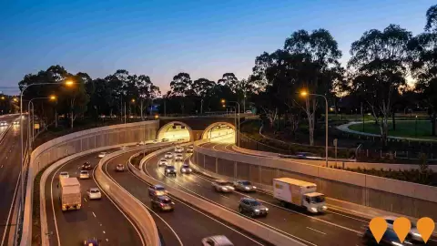 AI impression: WestConnex M4 East, Transport & Logistics