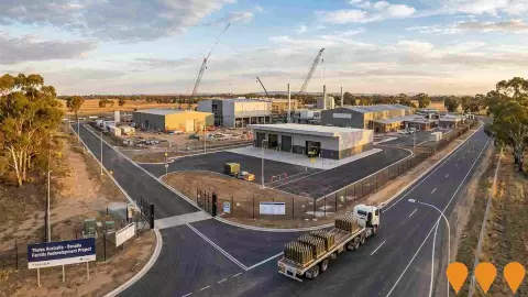 AI impression: Defence Mulwala and Benalla Facility Redevelopment, National Security