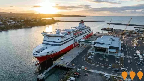 AI impression: Spirit of Tasmania New Vessels and Port Upgrade, Transport & Logistics