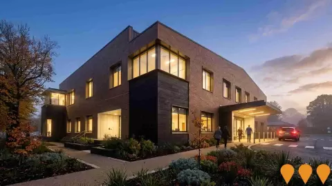 AI impression: Bowral and District Hospital Redevelopment - Stage 2, Social Infrastructure