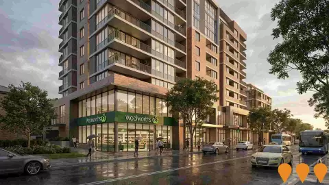 AI impression: Woolworths Gladesville Mixed Use Proposal, Communities, Precincts & Urban Renewal