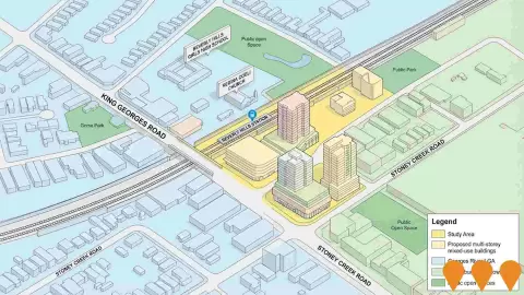 AI impression: Beverly Hills Town Centre (West) Planning Proposal, Communities, Precincts & Urban Renewal