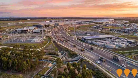 AI impression: Western Sydney Aerotropolis Infrastructure and Development, Communities, Precincts & Urban Renewal