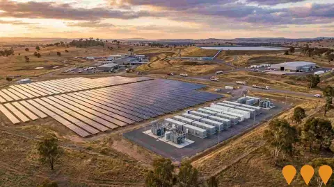 AI impression: Muswellbrook Clean Industries Precinct (MCIP), Utilities