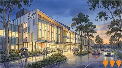 AI impression: Rouse Hill Hospital, Social Infrastructure