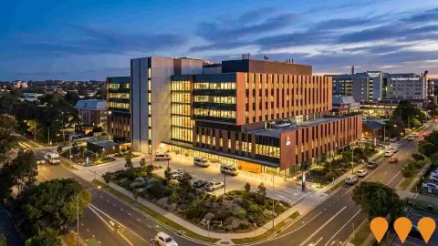 AI impression: Central Acute Services Building (CASB), Westmead Redevelopment, Health & Medical