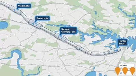 AI impression: Sydney Metro West, Transport & Logistics