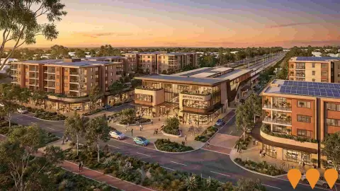 AI impression: Dayton District Centre (Future Town Centre & Whiteman Park Station Precinct), Precincts & Urban Renewal