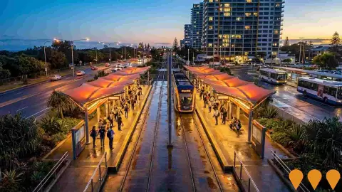 AI impression: Broadbeach South light rail station, Transport & Logistics