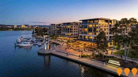 AI impression: Kingston Foreshore Precinct, Communities, Precincts & Urban Renewal