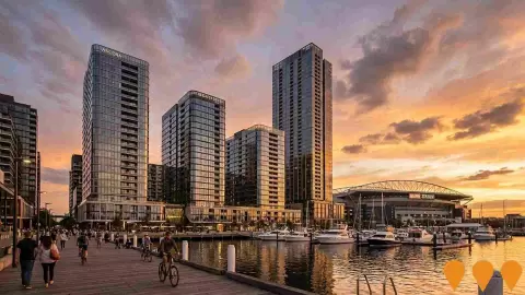 AI impression: Victoria Harbour Precinct, Communities, Precincts & Urban Renewal
