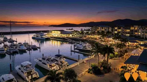 AI impression: Port of Airlie Marina Development, Ports, Marinas, Fisheries & Aquaculture