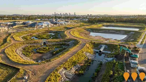 AI impression: Oxley Stormwater Management System, Environmental & Disaster Management
