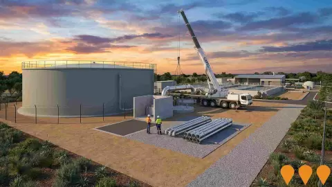 AI impression: Busselton Water Supply Improvement Project, Environmental & Disaster Management