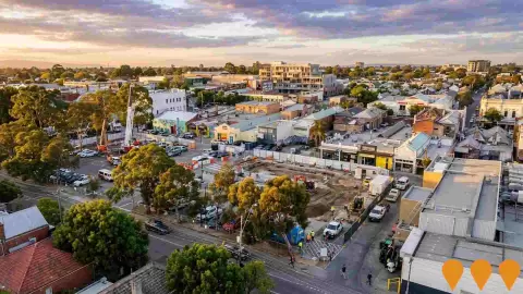 AI impression: Coles Carlisle Street Precinct Development, Retail