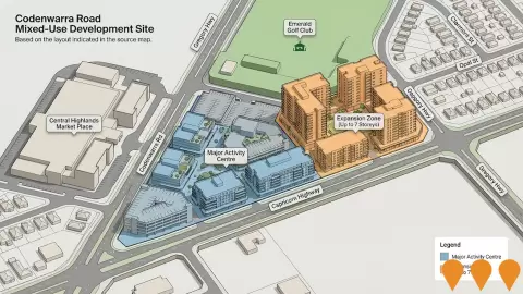 AI impression: Codenwarra Road Mixed-Use Development Site, Retail