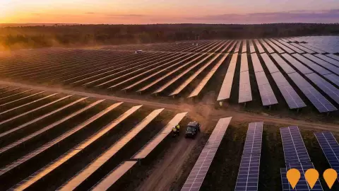 AI impression: Darling Downs Solar Farm, Energy