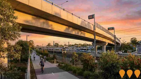 AI impression: Beams Road Level Crossing Removal & Overpass, Transport & Logistics