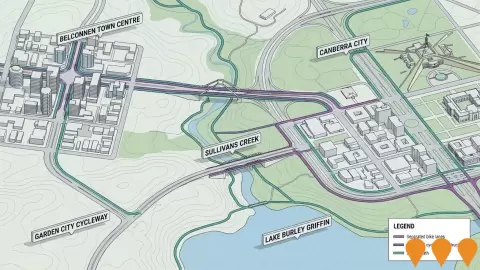AI impression: Garden City Cycleway, Transport & Logistics
